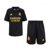 Camisa de Futebol Real Madrid Equipamento Alternativo Infantil 2023-24 Manga Curta (+ Calças curtas)